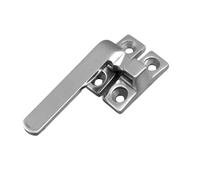 Cerradura de manija de ventana Cerradura de manija de acero inoxidable 304 Adecuada for perilla de ventana abatible Manija de hebilla Herrajes de cerradura de ventana(Large left)
