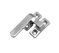 Cerradura de manija de ventana Cerradura de manija de acero inoxidable 304 Adecuada for perilla de ventana abatible Manija de hebilla Herrajes de cerradura de ventana(Small left)