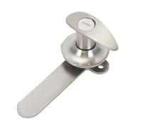 Cerradura de manija gabinete eléctrico Metal aleación Zinc A19 con llave 1 Uds(A19-2-1 ZINC ALLOY)