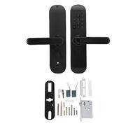 Cerradura De Manija Inteligente, Huella Digital, Acero Inoxidable, Para Puertas De 35 A 80mm - Seguridad Sin Llaves, Control Por App Y Múltiples Métodos De Acceso