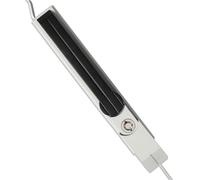 Cerradura de manija oscilante for gabinete electrónico Rittal, cerradura de Panel de Control de varilla de 3 puntos, cerradura de Panel electrónico de mercado, 1 Uds.(STEEL DOOR_DOOR LOCK)