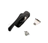 Cerradura de media luna Universal acero inoxidable, 2 uds., con gancho, puertas y ventanas aluminio, bloqueo, hebilla ventana seguridad(Color2)