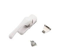 Cerradura de media luna Universal acero inoxidable, 2 uds., con gancho, puertas y ventanas aluminio, bloqueo, hebilla ventana seguridad(Color3)