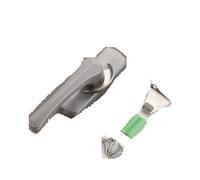 Cerradura de media luna Universal acero inoxidable, 2 uds., con gancho, puertas y ventanas aluminio, bloqueo, hebilla ventana seguridad(Color4)