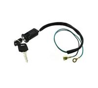 Cerradura de motocicleta Compatible con Dirt Pocket Bike ATV Quad Go Kart Moto 2 cables interruptor de llave de encendido llave arranque encendido