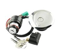 Cerradura de motocicleta Compatible con Suzuki GN125 GN 125 1982 1983 1984-2001 interruptor de encendido de motocicleta tapa de combustible Kit de llave de bloqueo Interruptor de Encendido