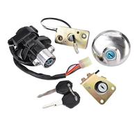 Cerradura de motocicleta Compatible con Suzuki GZ125 1998-2003 / GZ250 1999-2011 GZ 125 250 tapa de combustible interruptor de encendido cerradura de asiento llave arranque encendido