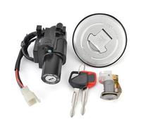Cerradura de motocicleta Compatible con XLV650 XL650 Transalp 2000-2006 tapa de combustible interruptor de encendido Kit de llave de bloqueo de asiento Interruptor de Encendido