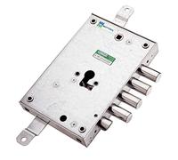 Cerradura de movimiento de cilindro europeo interior de 28 mm (4 + SCROCCO) mano derecha con doble sistema antiintrusión