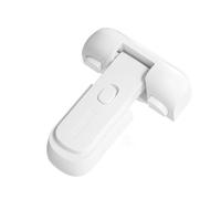 Cerradura de nevera ajustable para mascotas a prueba de niños Easy Desactive Instalación sin herramientas Mantenga a los niños seguro la puerta del congelador con tiras de sellado Frigoríficos Blanco