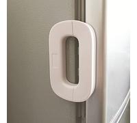 Cerradura de nevera para el cuidado del bebé, manija de la cerradura de seguridad de la puerta autoadhesiva cerradura multifunción para niños bebé mascota gato prueba de bloqueo para cajón del