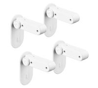 Cerradura de palanca de puerta a prueba de niños (blanco, paquete, 4)