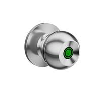 Cerradura de perilla for puerta de madera, contraseña, Bluetooth, perilla electrónica, llave mecánica, bloqueo automático, aplicación de desbloqueo, dígitos(Silver)