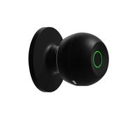 Cerradura de perilla for puerta de madera, contraseña, Bluetooth, perilla electrónica, llave mecánica, bloqueo automático, aplicación de desbloqueo, dígitos(Nero)