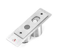 Cerradura de Perno de Caída Eléctrica, de Entrada de Puerta Cerradura de Perno Eléctrico DC12V Mini de Control de Acceso de Seguridad de Puerta de Vidrio Integrado de 2 Cables
