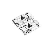 Cerradura de perno deslizante, corredera a presión, 2 piezas acero inoxidable, pernos puerta doble extremo, cerradura, pestillo barril, herrajes seguridad for baño, dormitorio