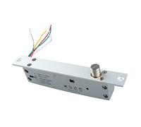 Cerradura de perno eléctrico DC 12V, 5 líneas Cerradura de puerta de perno de caída de cerrojo estrecho con pantalla LED de retardo de tiempo para control de acceso de puerta