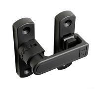 Cerradura de pestillo de altura ajustable para puertas correderas y oscilantes, compatible con puertas de 90 y 180 grados, construcción de aleación de zinc que proporciona seguridad secundaria fiable