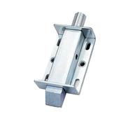 Cerradura de pestillo de apertura y cierre automático, resorte de acero inoxidable, cerradura retráctil con enlace de correa, cerradura de puerta industrial, 1 unidad(Reverse iron)