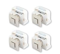 Cerradura de pestillo de botón,cerradura de leva d 4 Piezas,Pestillo de Botón,Perilla Emergente, Cerradura de Cierre de Botón,para Barco, Yate, Caja de Caballos, Camper Van RV torhome Cerraduras de Ca