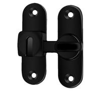 Cerradura De Pestillo De Puerta: Perno De Seguridad Deslizante De 90 Grados, Abrazadera De Puerta De Metal Resistente, Dispositivo De Sujeción Antirrobo, Posición Fija Con Hardware Reforzado | Para Ma