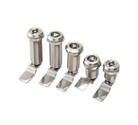 Cerradura de pivote cilíndrica MS705-30-50-62 for puerta de gabinete exterior, de acero inoxidable 304, con extensión, 1 unidad(30mm Triangle lock)