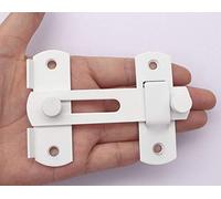 Cerradura de puerta abatible de acero inoxidable,Cierre de barra de puerta,Cierre de puerta engrosada Ventana de puerta corredera de puerta de baño de granero, Cerradura de seguridad antirrobo