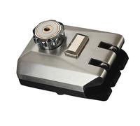 Cerradura de puerta antirrobo con llave, cerradura de puerta resistente, cerradura de un solo cilindro, cerradura de puerta exterior, fácil de instalar