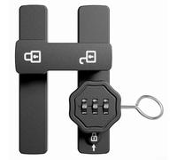 Cerradura de puerta antirrobo de aleación de zinc con brillo nocturno, compatible con configuraciones de puerta de 90 y 180 grados, proporcionando soluciones prácticas de seguridad