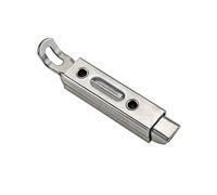 Cerradura de puerta automática con resorte, pestillo de acero inoxidable resistente for gabinete industrial, 1 unidad(Stainless Steel)