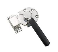 Cerradura de puerta, cerradura manija for gabinete congelación, pesada Industrial calor, mecánica acero inoxidable for vehículo, 1 Uds(Right hand)