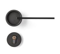 Cerradura de puerta Cerraduras de puerta de aleación de Zinc Cerraduras de cerrojo silencioso for dormitorio Hardware de renovación del hogar Cerradura dividida 1 Uds