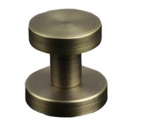 Cerradura de puerta compacta, cierre de un solo lado para puertas de pared interior y habitaciones privadas con un mecanismo oculto y forma ergonómica de mango (bronce)