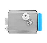 Cerradura de puerta con control eléctrico de doble cabezal, cerradura de seguridad antirrobo para entrada