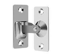 Cerradura de puerta con de acero inoxidable,Cerradura de puerta de granero - Pestillos de con diseño en ángulo recto,Hebilla de pestillo de de larga duración resistente a la oxidación pa