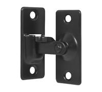 Cerradura de puerta con de acero inoxidable,Cerradura de puerta de granero - Pestillos de con diseño en ángulo recto - de de larga duración Seguridad mejorada para oficinas en