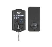 Cerradura de Puerta con Huella Dactilar con Control de Aplicación/Huella Dactilar/Contraseña/Llave, Cerradura de Cerrojo Inteligente con Bloqueo