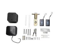 Cerradura de puerta con huella digital, entrada inteligente sin llave, cerradura de puerta electrónica con huella digital, contraseña, tarjeta y aplicación para desbloqueo en hogar (para la