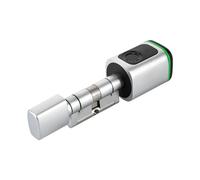Cerradura de puerta con huellas dactilares, cerradura electrónica para puerta, control de aplicación inteligente, cilindro de cierre inteligente, 4 métodos para desbloquear, cilindro de cerradura de