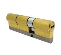 Cerradura de puerta con pomo giratorio y llave, Base de latón la cerradura del barril cilindro grado C for tamaños múltiples puerta entrada(90-m)