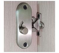 Cerradura de puerta corredera de 90 grados con hebilla de ángulo recto para puerta móvil, cerradura de privacidad con perno y bloqueo de leva