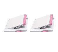 Cerradura de puerta corredera de cristal, cerradura de seguridad para niños, tapón de ventana deslizante, sin taladrar y fácil instalación, paquete de 2 unidades, color rosa