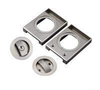 Cerradura de puerta corredera de cristal de aleación de zinc para cocina y baño con seguridad con llave, diseñada para un funcionamiento suave y un bloqueo seguro en puertas de marco de 16 mm