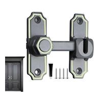 Cerradura de puerta corredera de seguridad - cerradura de puerta de granero | Puerta corredera y capturas, puerta -Hardware -Accesorios para gabinete de vino Jardín Pet Jaula Baño y vestuario