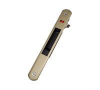 Cerradura de puerta corrediza de aleación de zinc, pestillo de gancho de un solo lado para puertas de cristal de patio, balcón, perno de interruptor deslizante hacia arriba, hacia abajo, mango de