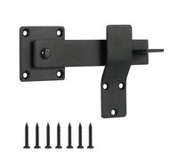 Cerradura de puerta corrediza de granero, Cerradura Pestillo para Puerta, Puerta Jardin Pestillo para Puerta Interior Exterior Puerta de Cobertizo Garaje Jardín