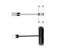 Cerradura de puerta de 20-40kg, dispositivo de cierre de resorte automático, puede ajustar el Hardware de la bisagra de los muebles, 1 ud.(Square -Brushed)