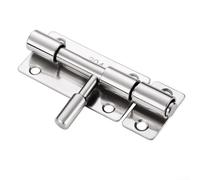 Cerradura de puerta de acero inoxidable 304, perno deslizante resistente para mayor seguridad en baño, dormitorio y gabinete, mecanismo de bloqueo de privacidad para vertical o (1)