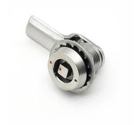Cerradura de puerta de acero inoxidable MS816, pestillo telescópico, cerradura de distribución for puerta de gabinete, núcleo de cerradura de cuatro esquinas, 1 unidad