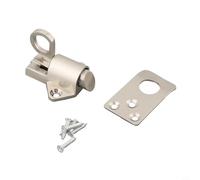 Cerradura de puerta de acero inoxidable, pestillo de resorte para puertas interiores y exteriores, cerradura de entrada de metal resistente al óxido con diseño más grueso para un uso duradero, color